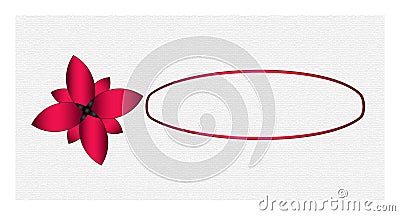 Vector Logo flower isolated on white background stock illustration Cartoon Illustration