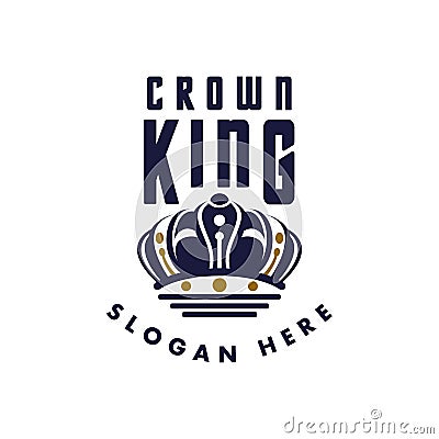 Logo Crown King General Good royal luxury For Any Industry Vector Illustration