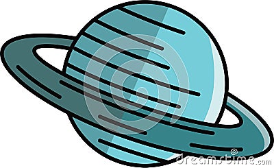 color planet icon vector Vector Illustration