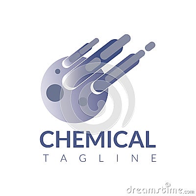 Logo template for chemical company Vector Illustration