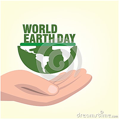 Happy Earth Day Vector. April 22. social media stories. Vector Illustration