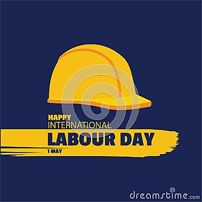 Vector congratulations for International Labor Day Vector Illustration