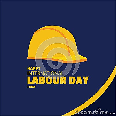 Vector congratulations for International Labor Day Vector Illustration