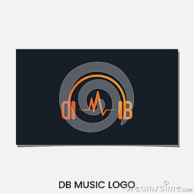 DMB EARPHONE LOGO Vector Illustration