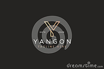 Premium Monogram Letter Y Logo Business and Company Vector Illustration
