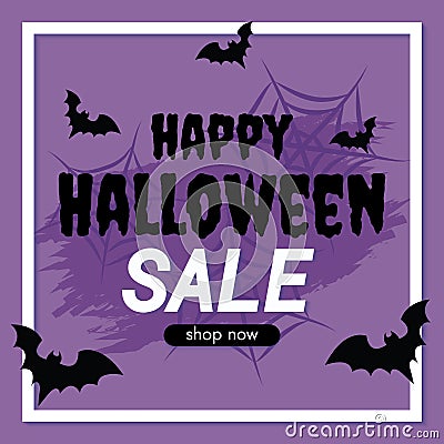 halloween promotion halloween sale Vector Illustration