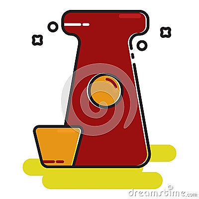 Cartoon sake Vector Illustration