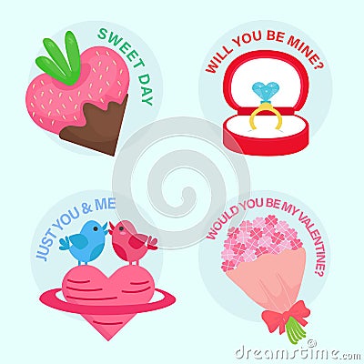 template valentines day background blue. Stock Photo