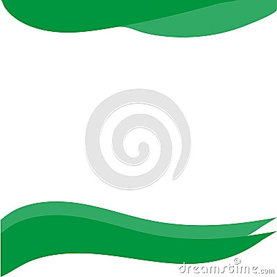 ARTWORK - PAGE LAYOUT - GREEN COLOR Stock Photo
