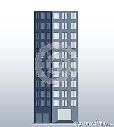 Tower Tall City building Illustration, Skyscraper Real Estate Building Vector Illustration