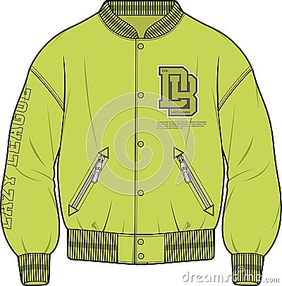 UNISEX WEAR JACKETS OVERCOAT AND TRUCKER VECTOR Vector Illustration