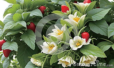 Fresh and ripe strawberries will definitely tempt anyone who sees them Stock Photo