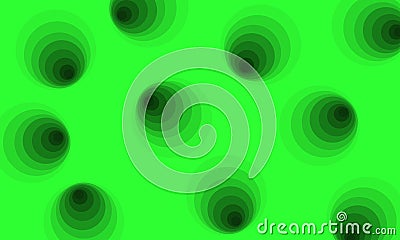 green hole circle abstract background. Vector Illustration