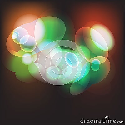 Print abstract blured green matte Stock Photo