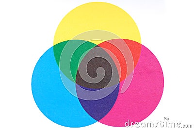 Print colors Stock Photo