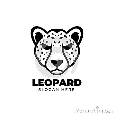 Black Leopard Logo Vector Illustration | CartoonDealer.com #216310108