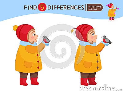 Kids educational game Vector Illustration