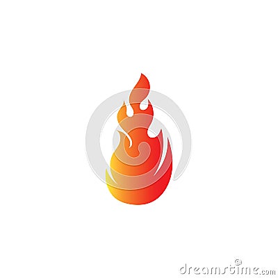 Fire logo tamplate Stock Photo