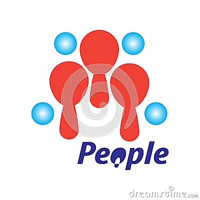 People illustration. with a white background Cartoon Illustration