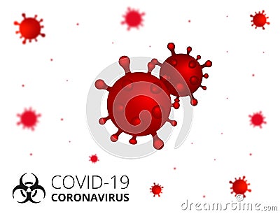 Simple illustration COVID-19 Coronavirus Infographic Design. Cartoon Illustration