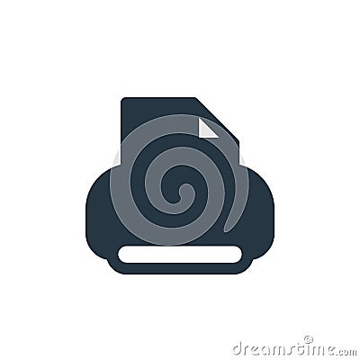 print tool icon vector from printer and fax concept. Thin line illustration of print tool editable stroke. print tool linear sign Vector Illustration