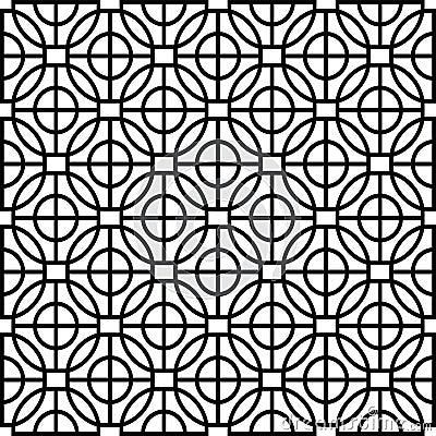 Geometric seamless pattern design concept Vector Illustration