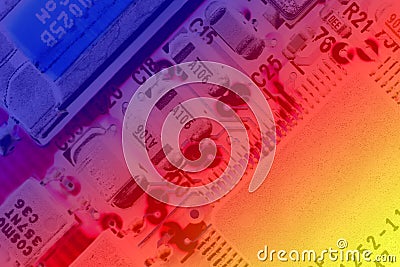 Printed circuit board Stock Photo