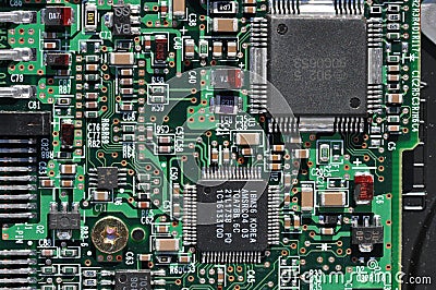 Printed circuit board Stock Photo