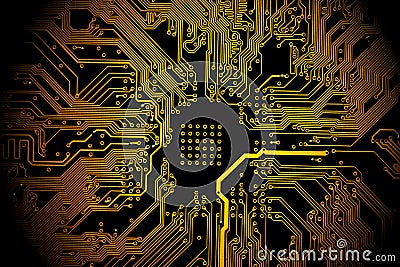 Printed circuit board Stock Photo