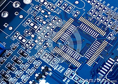 Printed circuit board Stock Photo