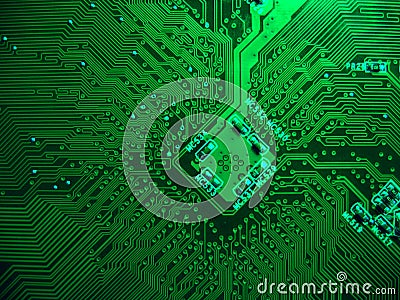 Printed circuit board Stock Photo