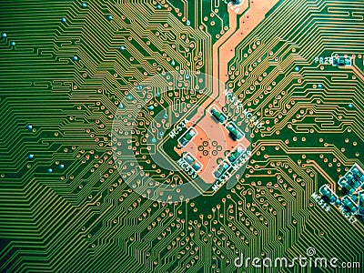 Printed circuit board Stock Photo