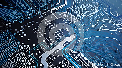 Printed circuit board Stock Photo