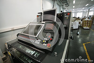 Printed equipment Stock Photo