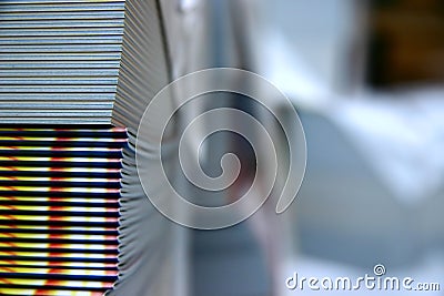 Printed magazines Stock Photo