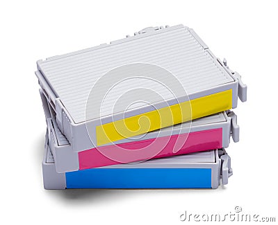 Printer Cartridges Stock Photo