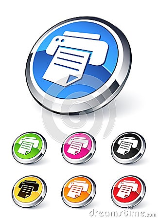 Printer icon Vector Illustration