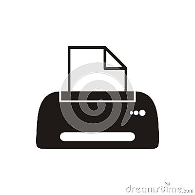 Printer icon Vector Illustration