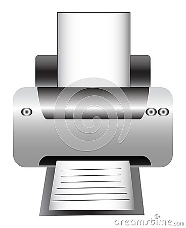 Printer Vector Illustration