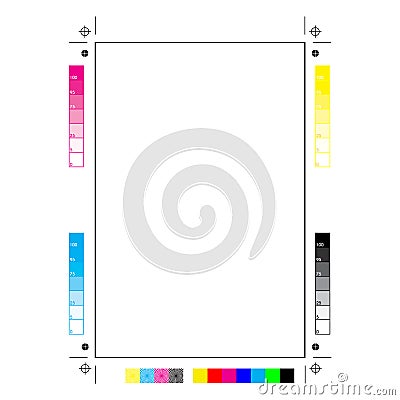 Printer marks Vector Illustration