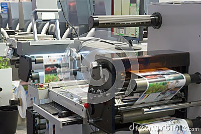 Printing machine Stock Photo