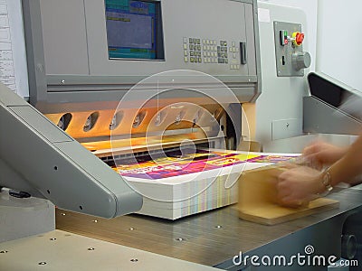 Printing press Stock Photo