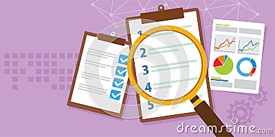 Priority list task to do schedule Vector Illustration