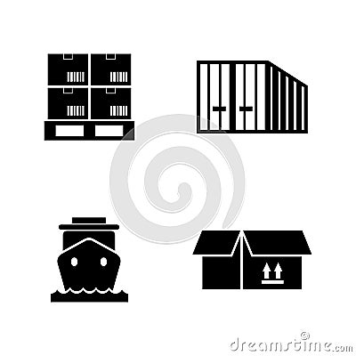 Priority shipping. Simple Related Vector Icons Vector Illustration