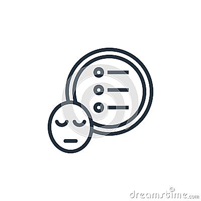 priority vector icon isolated on white background. Outline, thin line priority icon for website design and mobile, app development Vector Illustration
