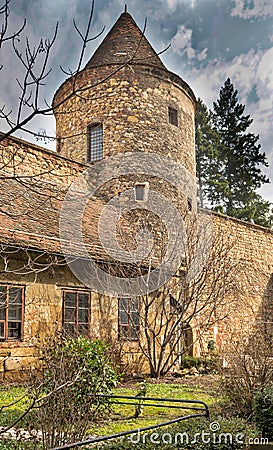 Priory Walls, Zagreb Stock Photo