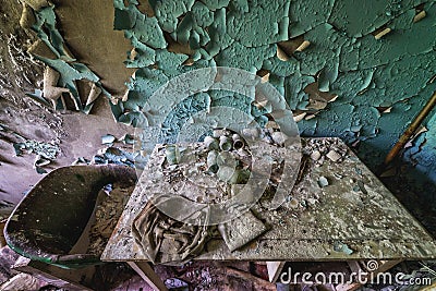 Pripyat ghost city Stock Photo