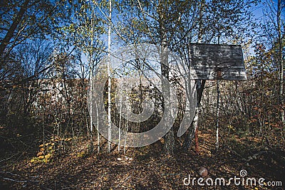 Pripyat ghost town, Chernobyl Exclusion Zone. Nuclear, abandoned. Stock Photo