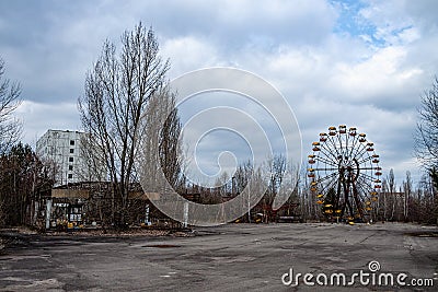 Pripyat Chernobyl Zone Stock Photo