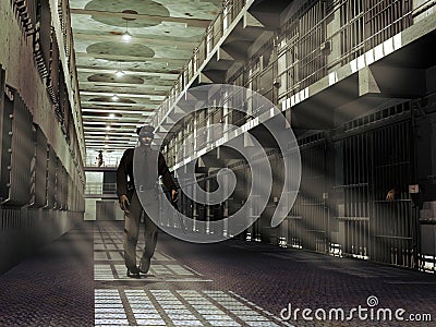 Prison Stock Photo